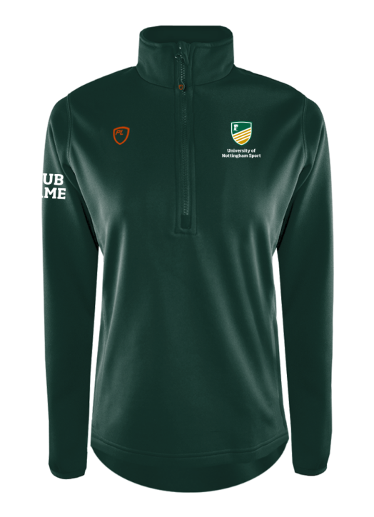 Men's Quarter Zip MidLayer Forest Green