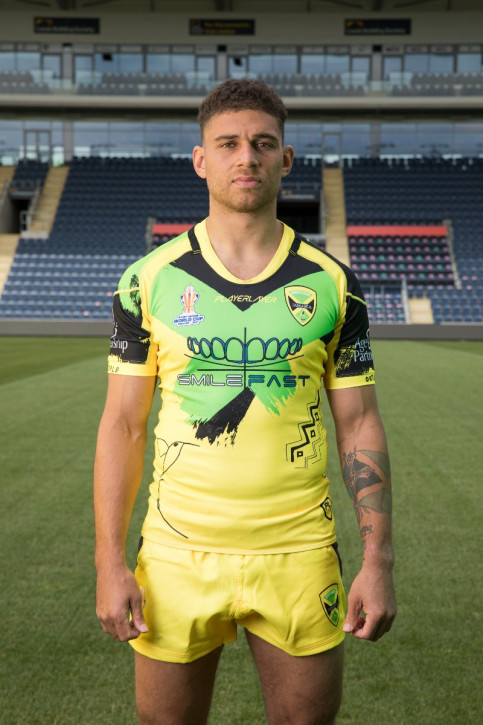 Men's Rep Rugby Jersey - V Neck Yellow