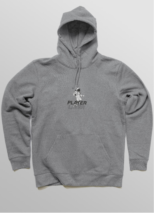 Men's Hoodie Grey Marle