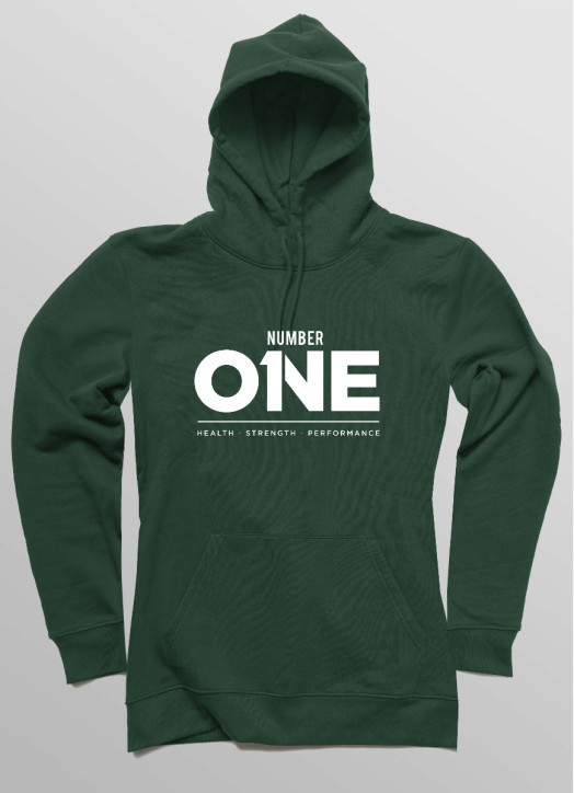 Unisex Hoodie Bottle Green