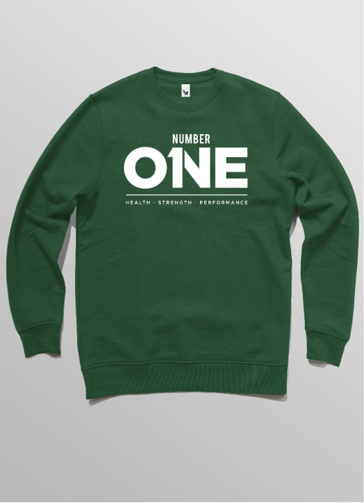 Unisex Sweatshirt Bottle Green