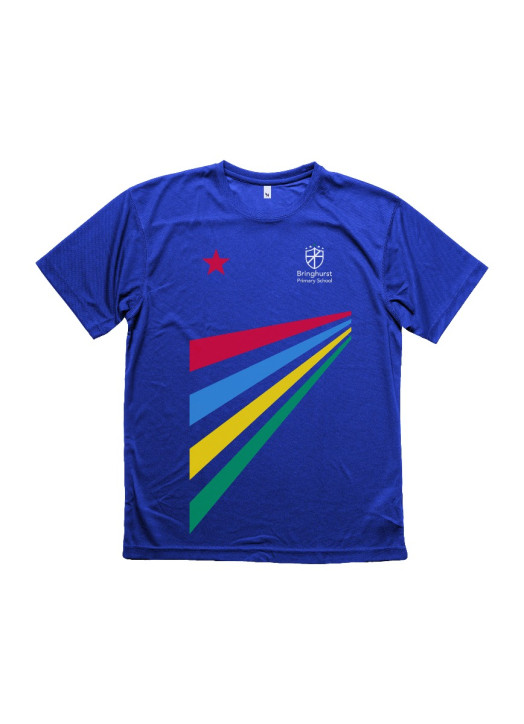 Junior Tech Tee Royal Blue