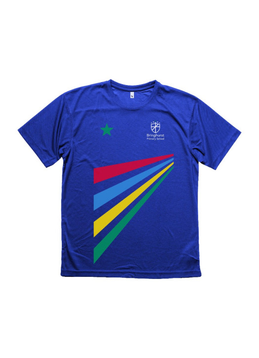Junior Tech Tee Royal Blue
