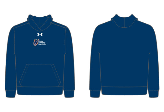 Youth Hustle Fleece Hoody Navy Blue