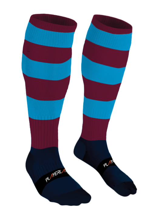 Adult Euro Socks Cool Max Maroon