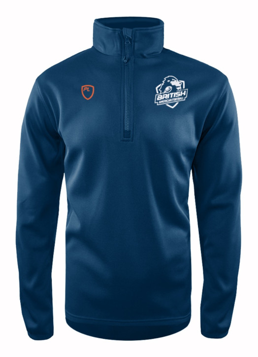 Men's Quarter Zip MidLayer Navy Blue