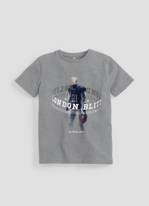 Junior Tee Grey Marle