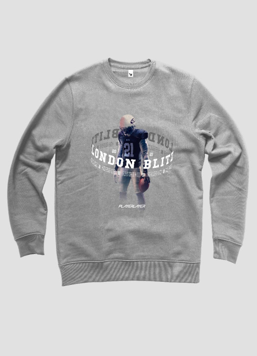 London Blitz Sweatshirt Grey Marle