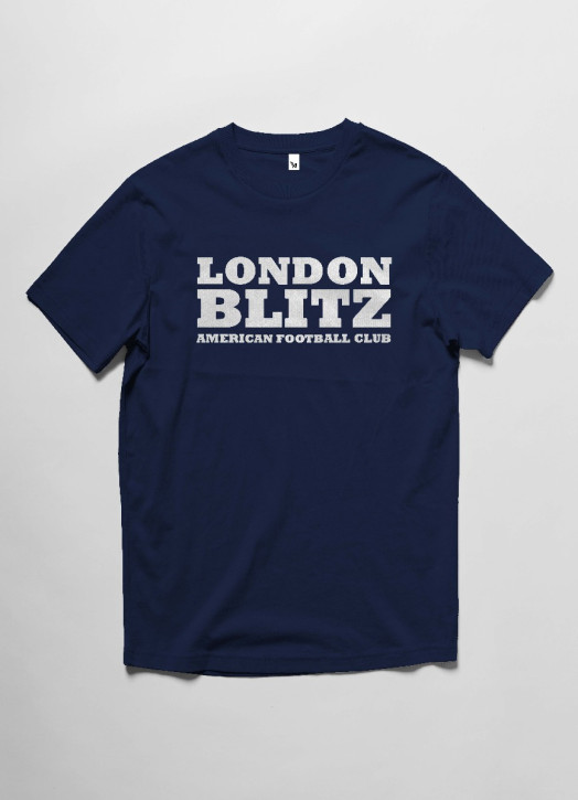 London Blitz Tee Navy Blue