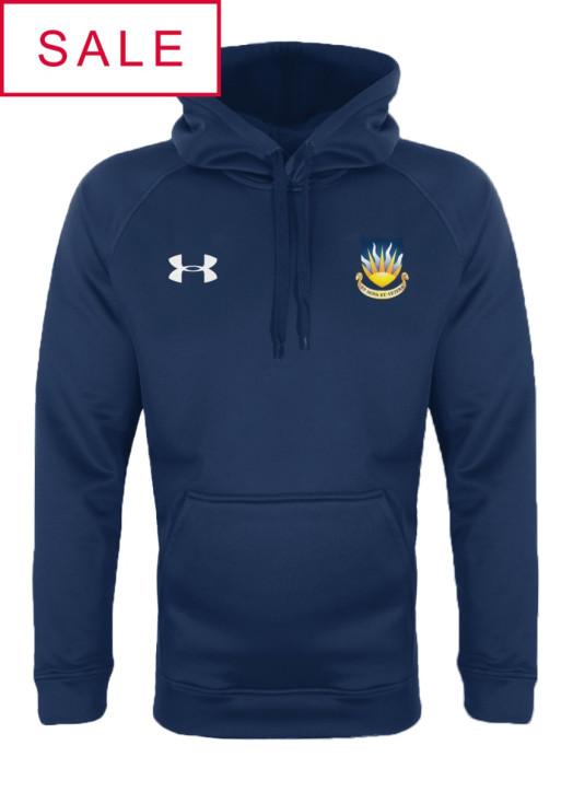 Men's Armour Fleece Hoodie Navy Blue