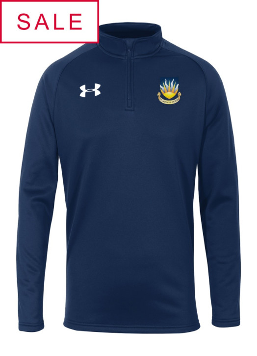 Men's Armour Fleece 1/4 Zip Navy Blue