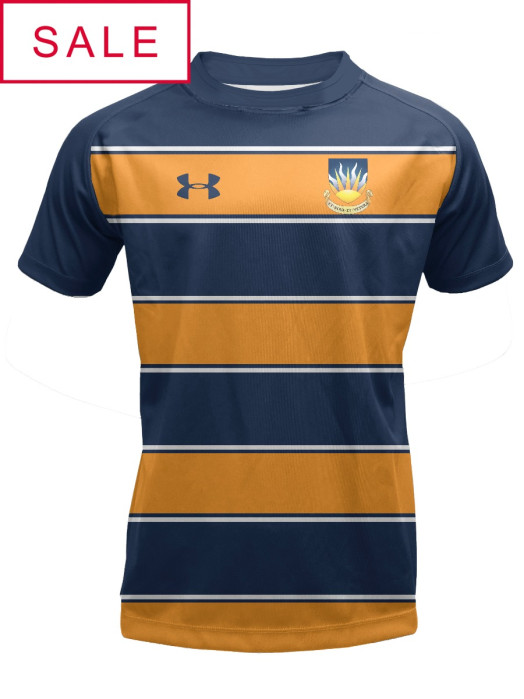 Men's Disrupt Rugby SS Shirt Navy Blue