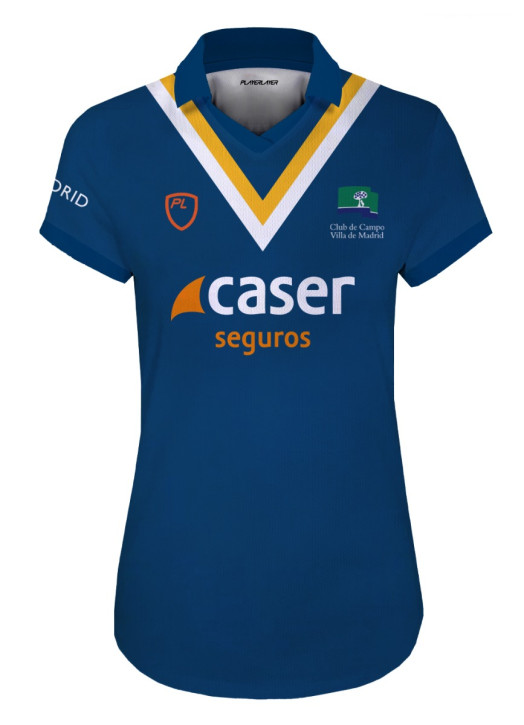 Girls' Court Shirt C/S Navy Blue