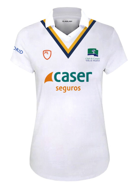 Girls' Court Shirt C/S White