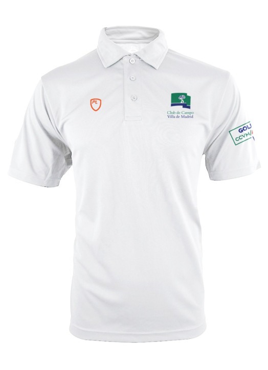Junior Mylo Kyn Performance Polo  White