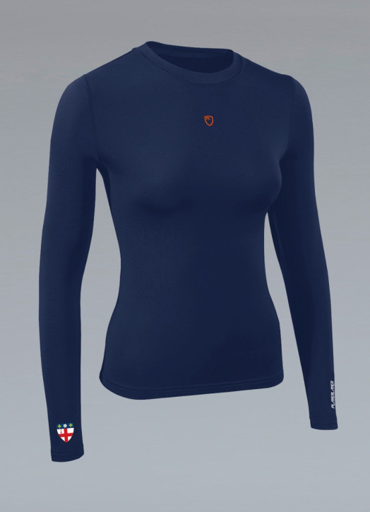 Women's BaseLayer Top LS Crew Navy Blue