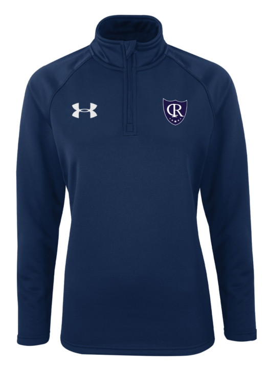 Women's Armour Fleece 1/4 Zip Navy Blue