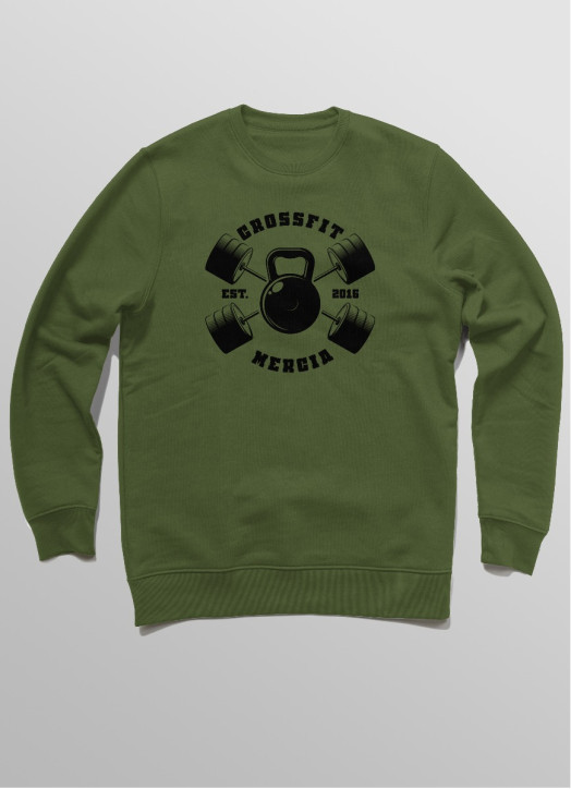 Unisex Sweatshirt Khaki Green