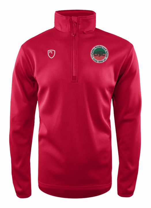 Men's Quarter Zip MidLayer Scarlet Red