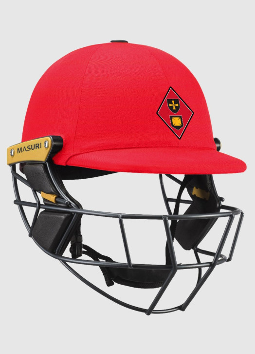 Masuri Junior T Line Steel Helmet Red