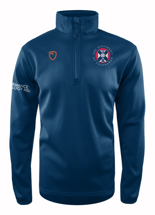 Men's Quarter Zip MidLayer Navy Blue