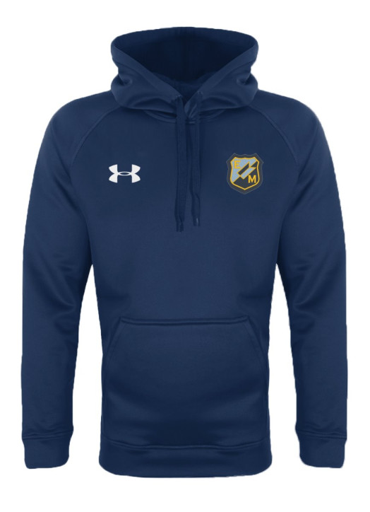 Men's Armour Fleece Hoodie Navy Blue