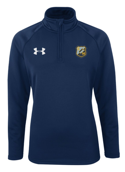 Women's Armour Fleece 1/4 Zip Navy Blue