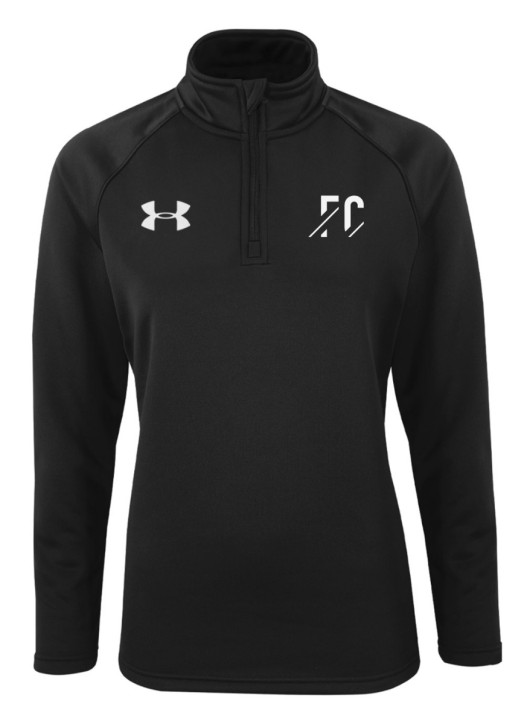 Women's Armour Fleece 1/4 Zip Black