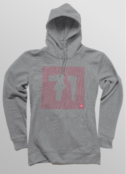Women's Hoodie Grey Marle