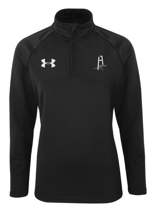 Women's Armour Fleece 1/4 Zip Black