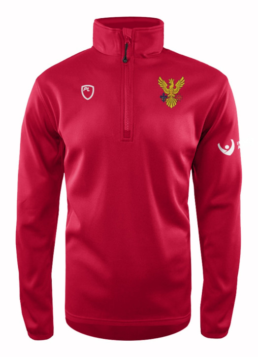 Men's Quarter Zip MidLayer Scarlet Red