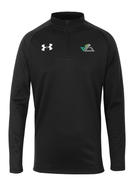 Men's Armour Fleece 1/4 Zip Black