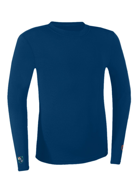 Junior BaseLayer Top LS Crew Navy