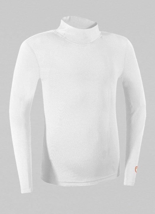 Junior BaseLayer Top LS Turtle White