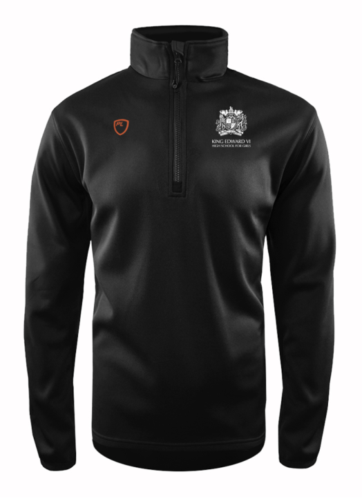 Men's Quarter Zip MidLayer Black