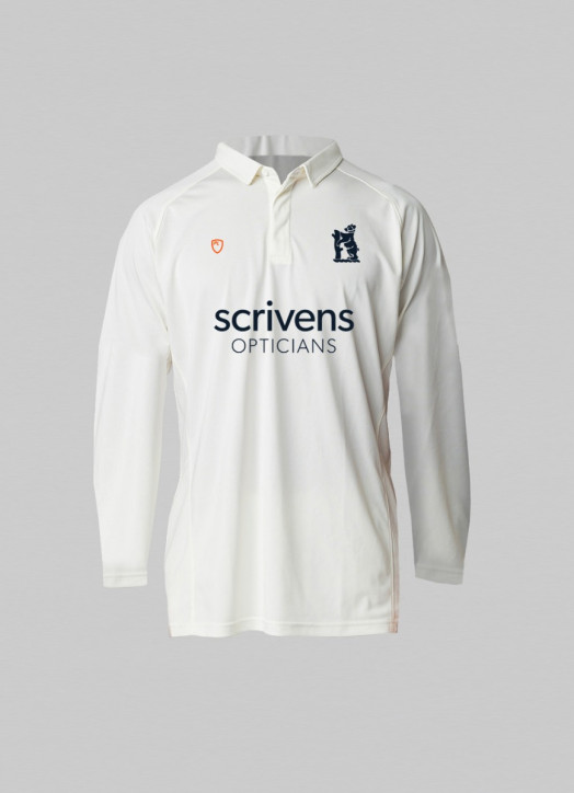 Junior Move Cricket Shirt LS Cream