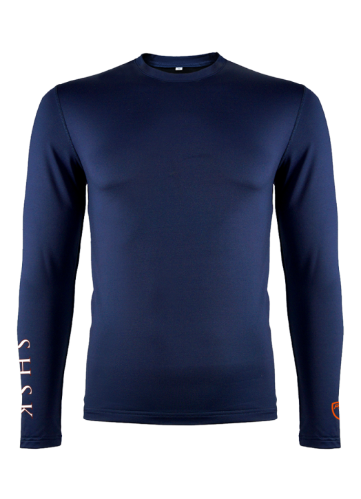 Junior BaseLayer Top LS Crew Navy