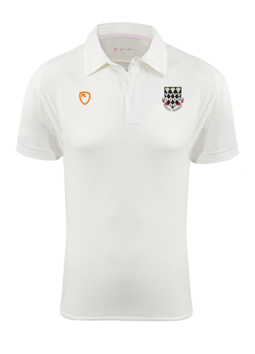 Junior Cricket Shirt SS Cream