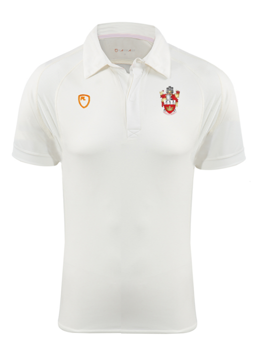 Junior Cricket Shirt SS Cream