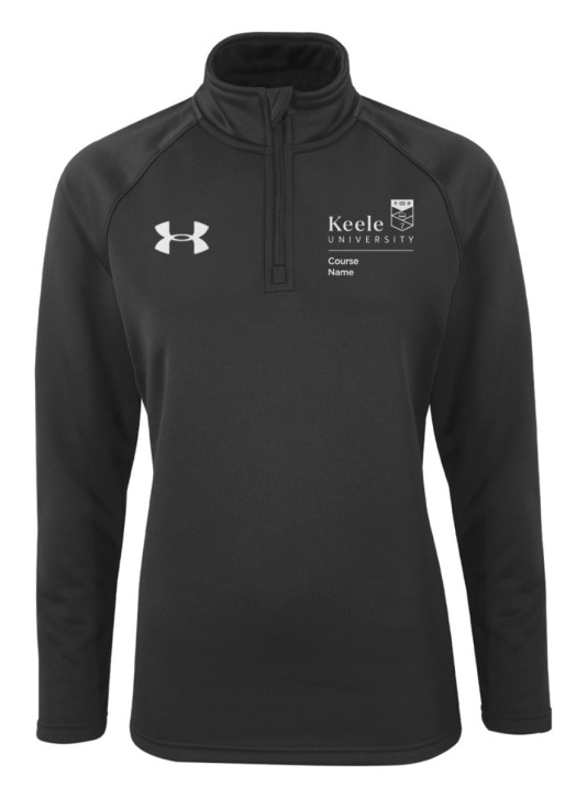 Women's Armour Fleece 1/4 Zip Black