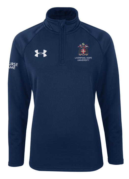 Women's Armour Fleece 1/4 Zip Navy Blue