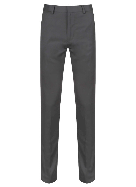 Junior Boys Trouser - Slim Charcoal Grey
