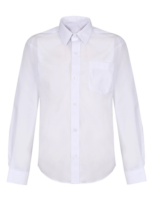 Boys LS Shirt - Twin Pack White