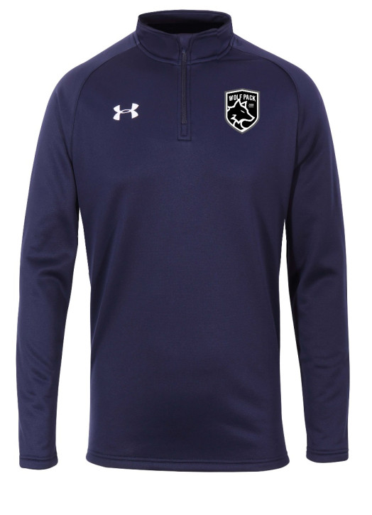 Men's Armour Fleece 1/4 Zip Navy Blue