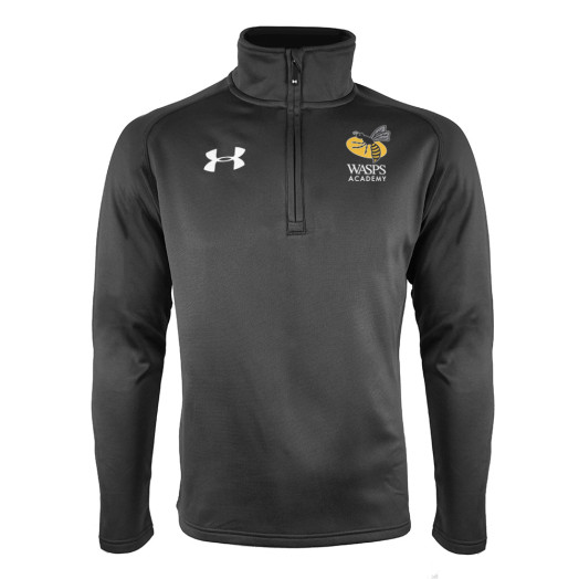 Men's Armour Fleece 1/4 Zip Black