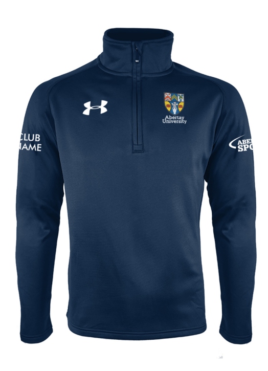 Men's Armour Fleece 1/4 Zip Navy Blue