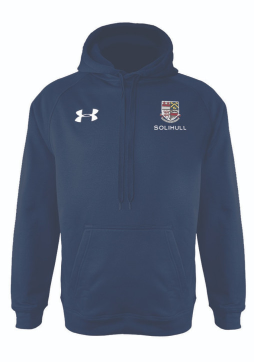 Men's Armour Fleece Hoodie Navy Blue