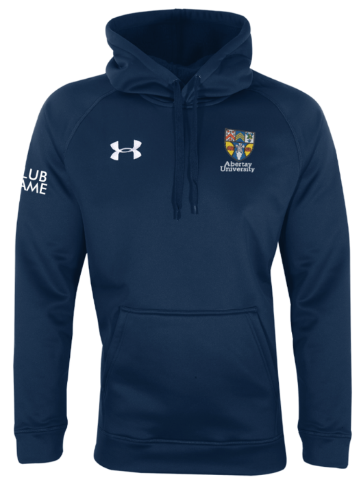 Men's Armour Fleece Hoodie Navy Blue