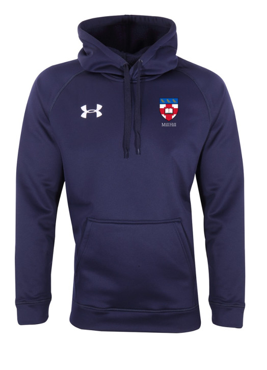 Youth Armour Fleece Hoodie Navy Blue