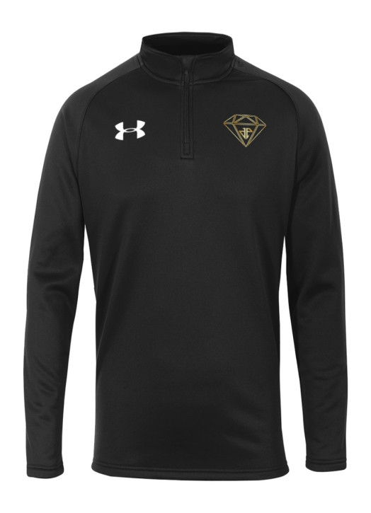 Men's Armour Fleece 1/4 Zip Black